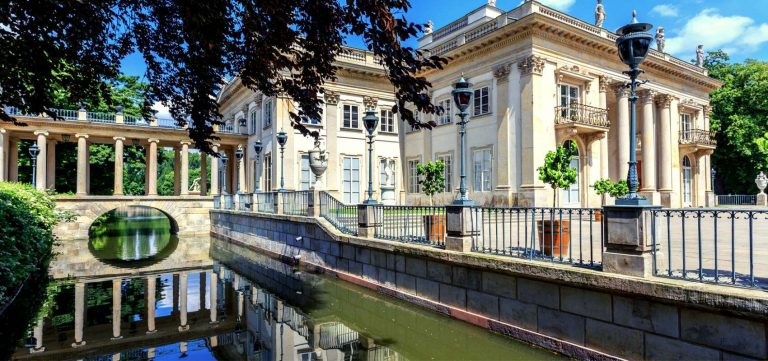 palace on the water, warsaw