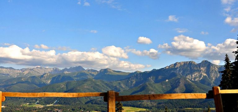 Tatra Mountains seen from the Gubalowka Hill
