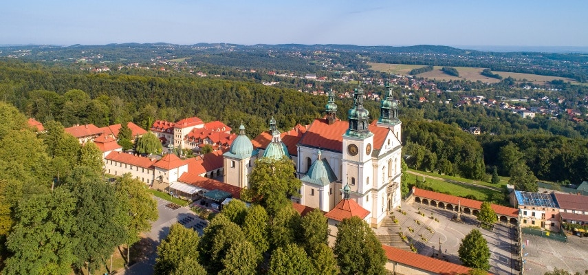 The Baroque Basilica of Our Lady of the Angels at the pilgrimage sanctuary of Kalwaria Zebrzydowska.